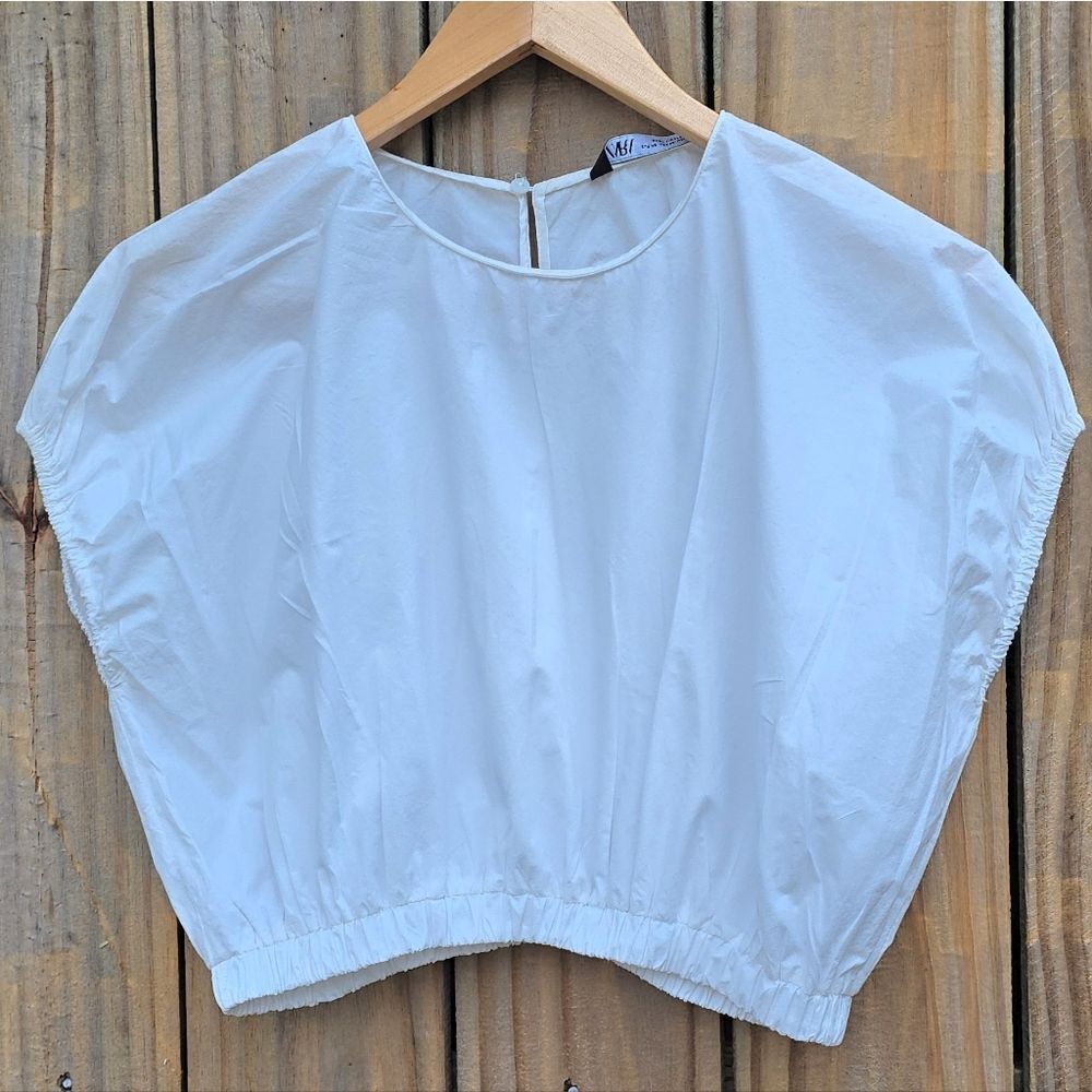 Zara White Women's Blouse